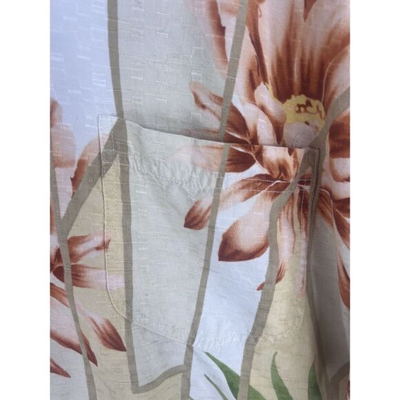 Tommy Bahama Men Tropical Floral Silk Camp Shirt Sz XXL Button Down Short Sleeve - Picture 3 of 9